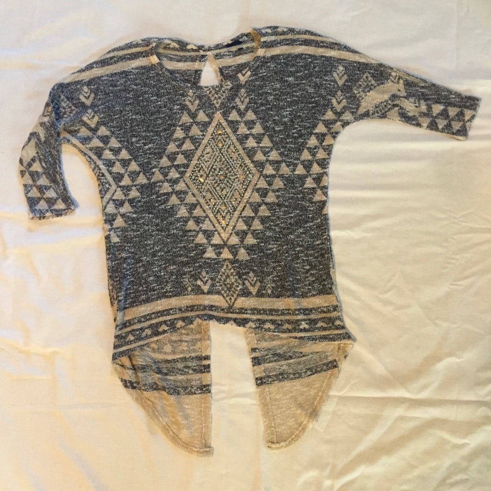 3/4 Sleeve Tunic Top
